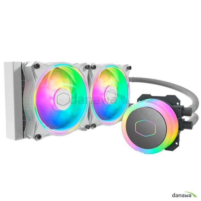 쿨러마스터 CPU쿨러 수랭 MasterLiquid ML240 Illusion(WHITE)