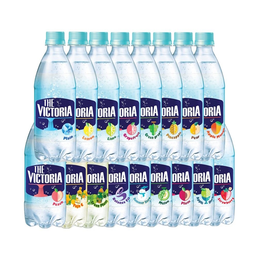 [온세일][웅진식품] 더 빅토리아 탄산수/탄산음료 500ml x 40페트(17종 중 택2) (플레인)