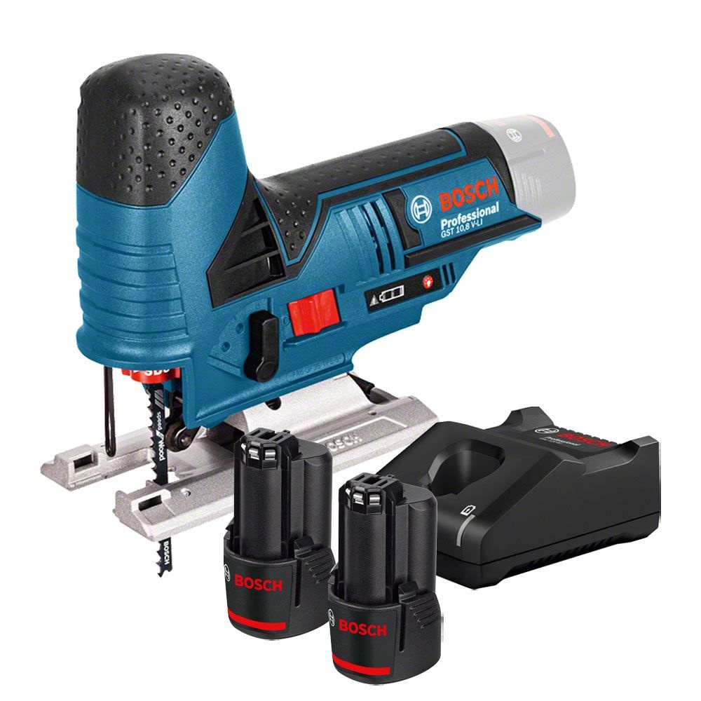 보쉬 직소기 GST10.8V-LI 충전 10.8V 2.0Ah 배터리 2개세트