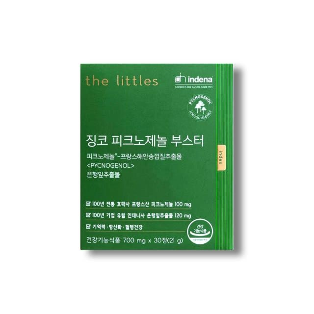 더리틀스 징코 피크노제놀 부스터 700mg x 30정 1개