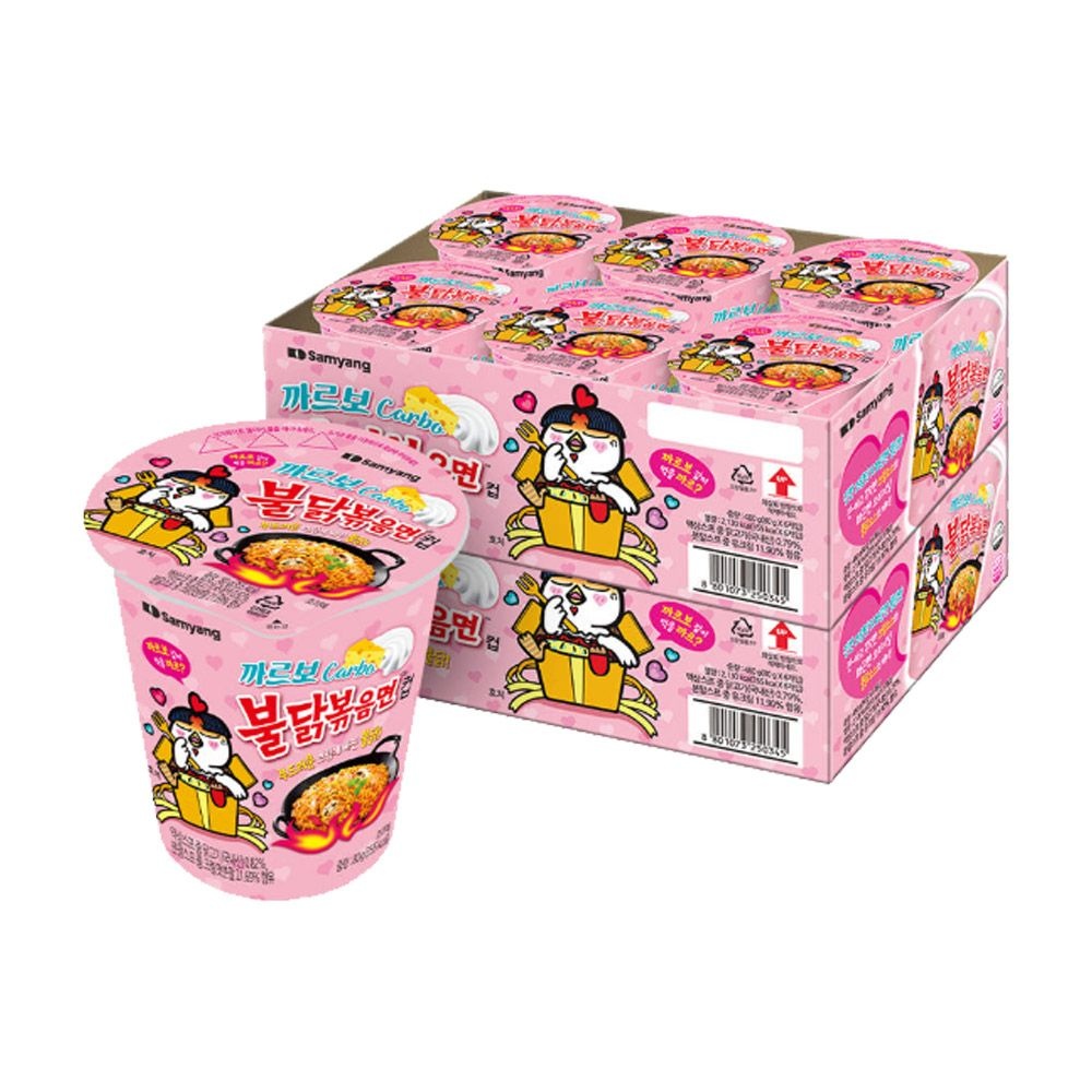 삼양 까르보 불닭볶음면 소컵 80g X 12개