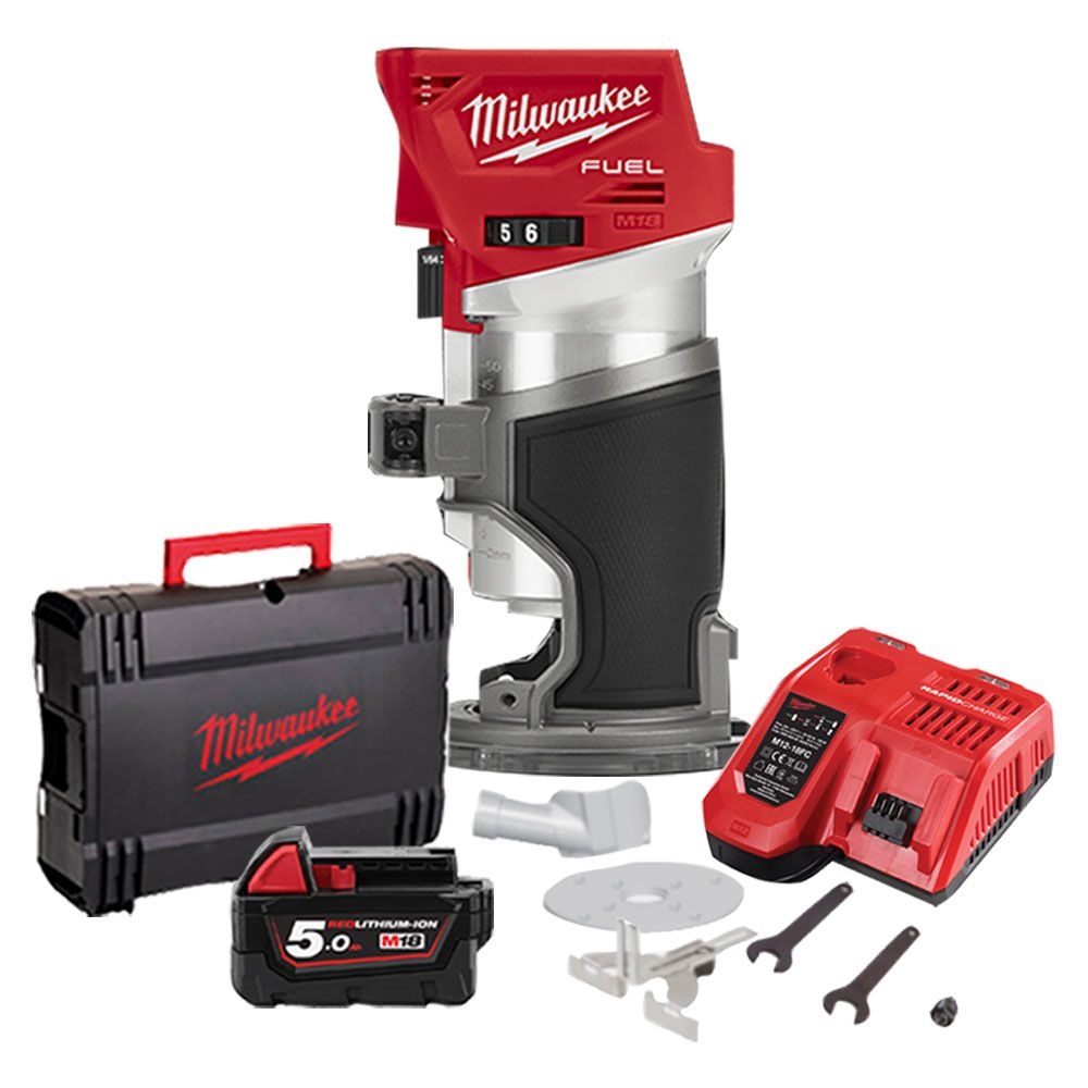 밀워키 M18 FTR-501X 충전 트리머 18V 5.0Ah 배터리 1개 세트