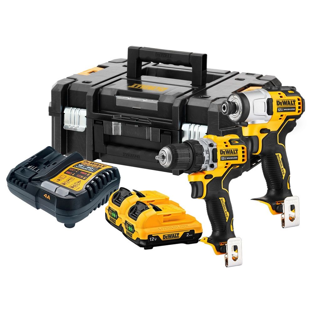 디월트 디월트 DCK2110D2T 충전 12V 임팩트드라이버 드릴드라이버  콤보세트