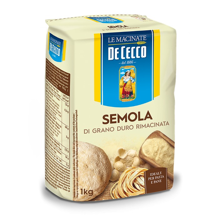 데체코 세몰리나 듀럼밀 1kg 스파게티 밀가루 파스타만들기