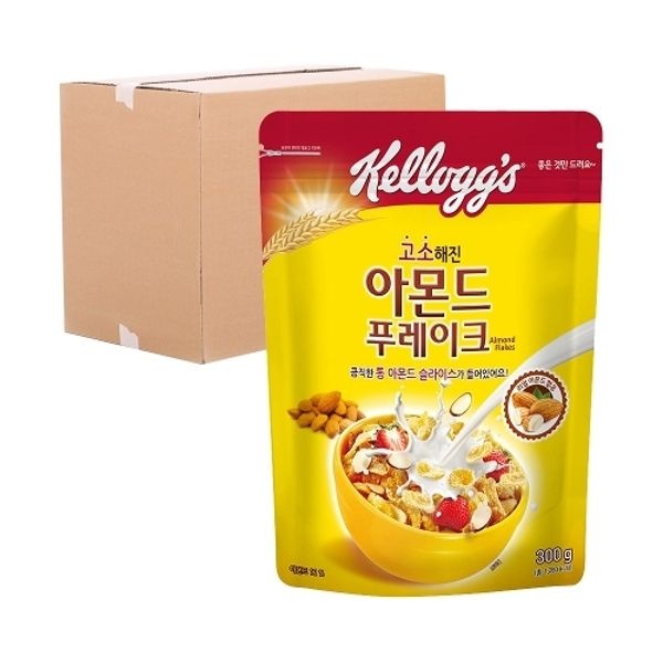 [박스] 켈로그 아몬드 후레이크 300g 12입