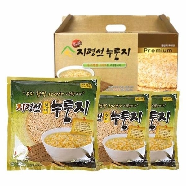 전북김제 국산 지평선 현미누룽지 10봉 간식 과자 D