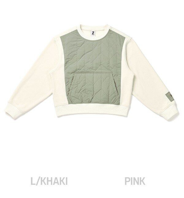 잔카 잔카 여성용 오데르 퀄팅 티셔츠 ZFCDWTL401_GN 1228524