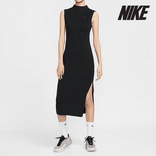 나이키 나이키 [하프클럽]나이키 여성용 원피스 /a2- HJ1386-010 / 우먼스 스포츠웨어 테크 플리스 슬림 맥시 탱크 드레스