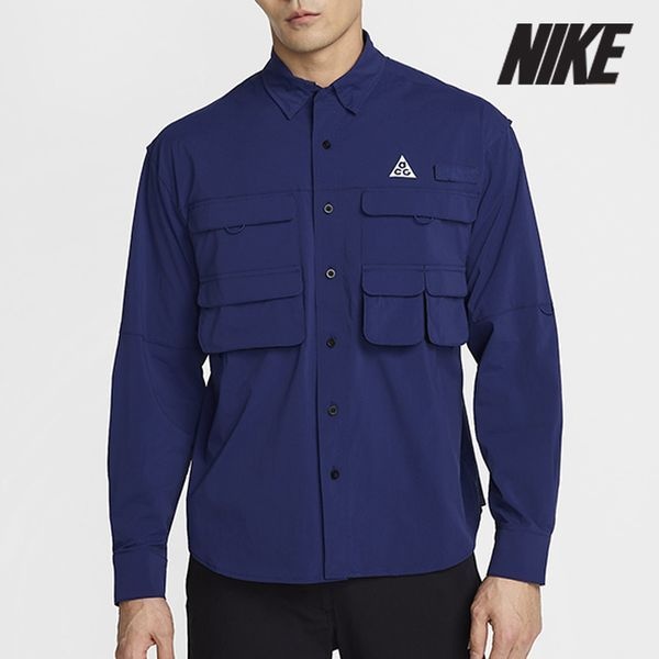 나이키 나이키 [하프클럽]나이키 ACG 아웃도어 셔츠 /a2- HJ2466-492 / ACG 오브 위버 드라이 핏 ADV UV 긴팔 탑