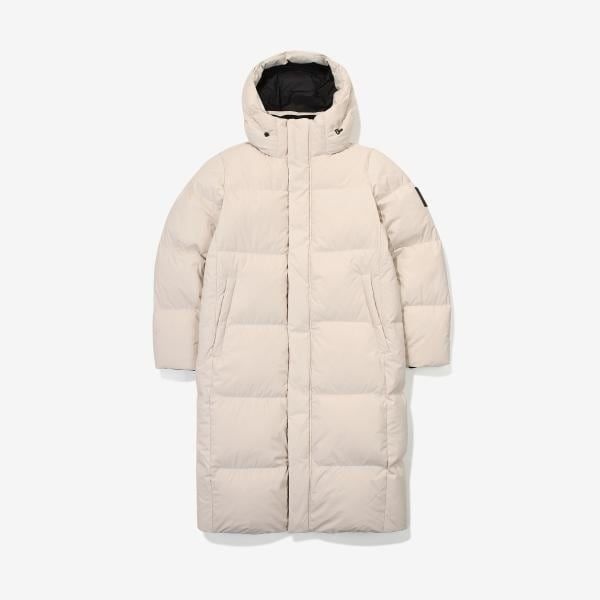 <매장정품> 휠라 후드 스트레치 구스다운 롱패딩자켓 (FS2DJF4103X_PBG) 199463