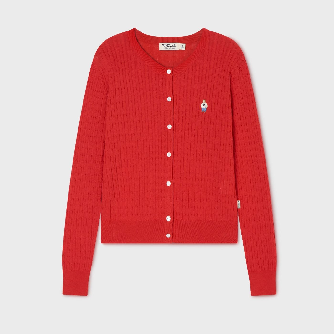 Steve High Gauge Cable Cardigan / WHCKG2521F