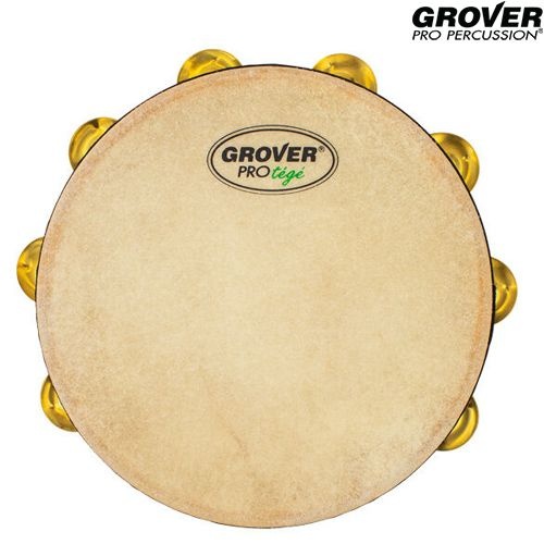 Grover 더블탬버린 10인치 Brass징글 P-T2/BR