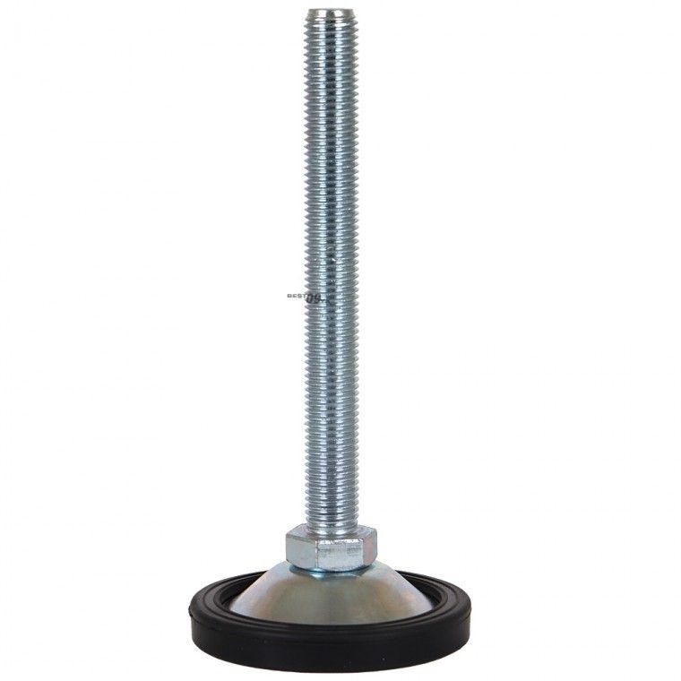 우일 서삼안전  받침 방진패드(아연) 높이 다리 조절발 가구 조절좌 RB-55-M12-250mm 책상 조절 레벨풋 국산(본품)