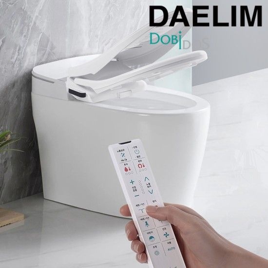 최신형 대림 살균 완전직수 ipx8 방수 리모컨 비데 DLB-1800R 더블케어 필터가 필요없는비데