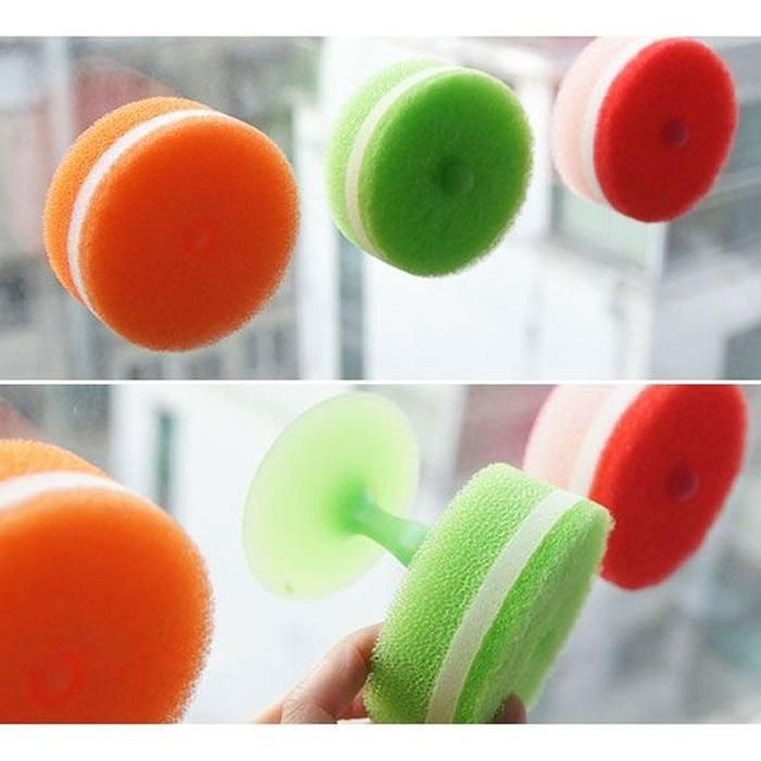 [패션플러스][주식회사 브이와이][JH1406T0_52C5]도넛 컬러 수세미 주방 스펀지 설거지 1P (31402691A)