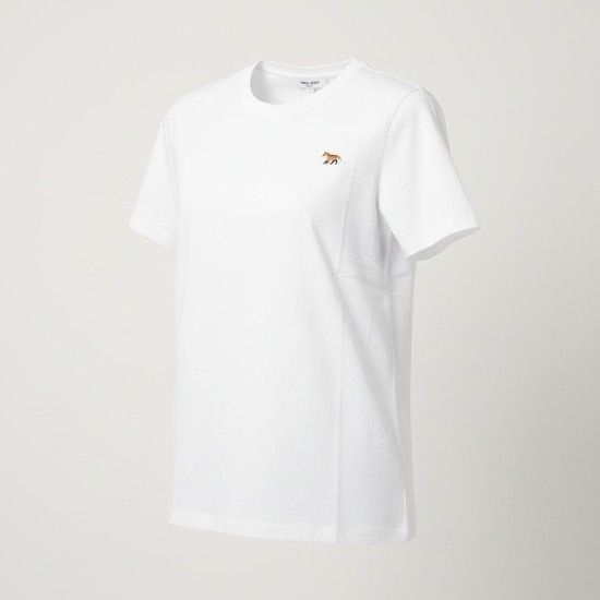 메종키츠네 25SS 여성 베이비 폭스 패치 반팔티셔츠 (MW00110KJ0008 P100 25S)