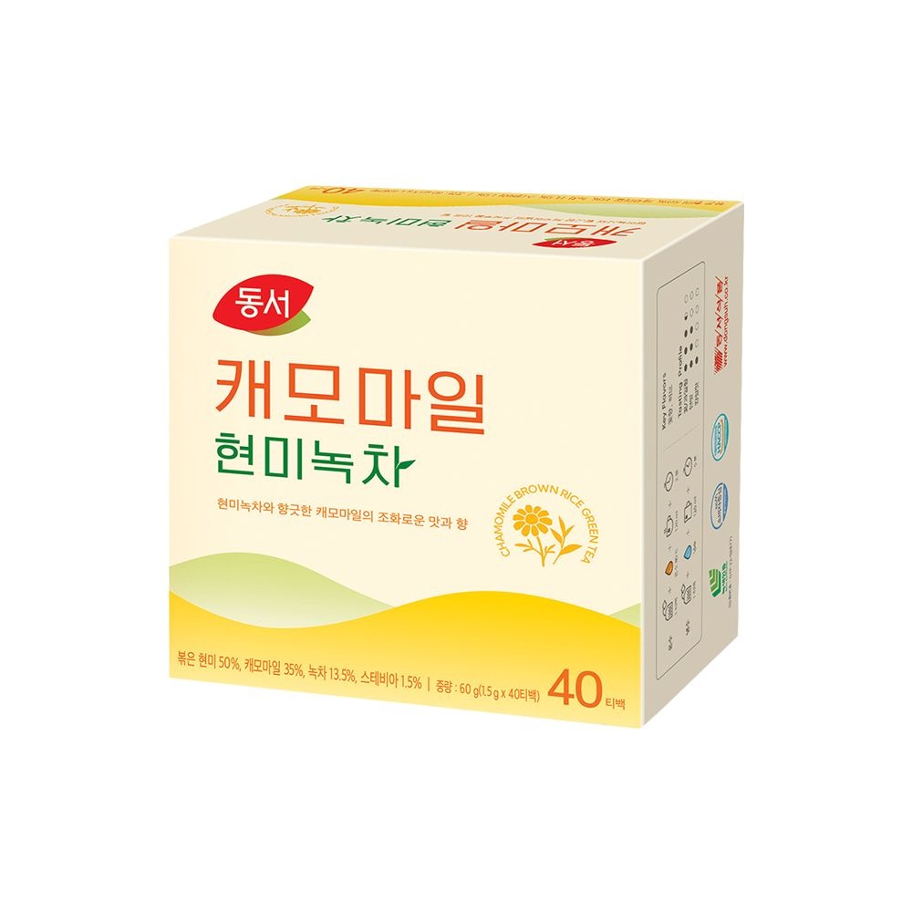 동서 선물추천 캐모마일 현미녹차 40T