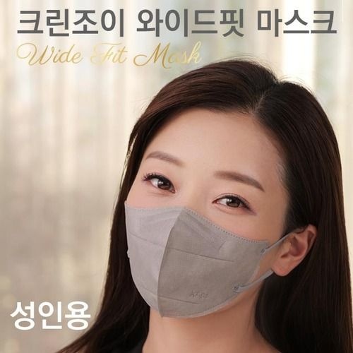 [패션플러스][크린조이][크린조이](성인용) NEW 와이드핏 황사방역 마스크 KF94 100매_638118