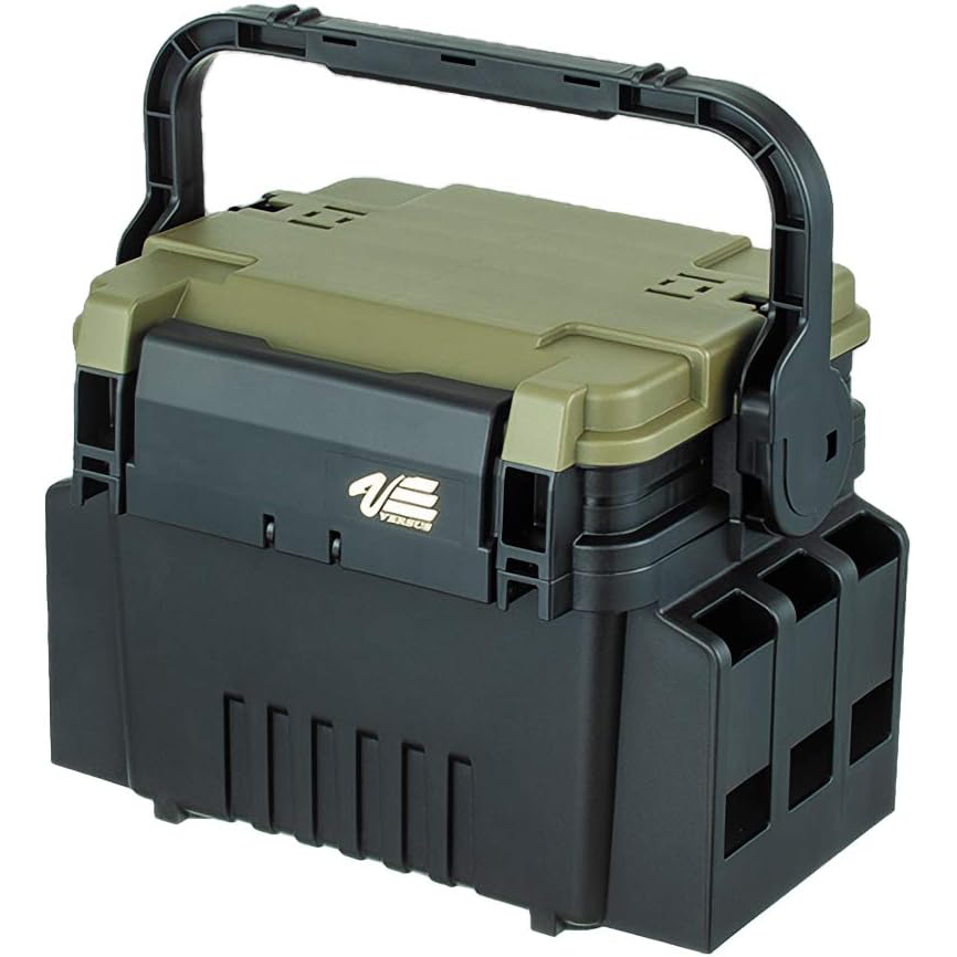 [해외] 메이호 런건시스템 낚시 태클박스 VS-7055N 그린블랙