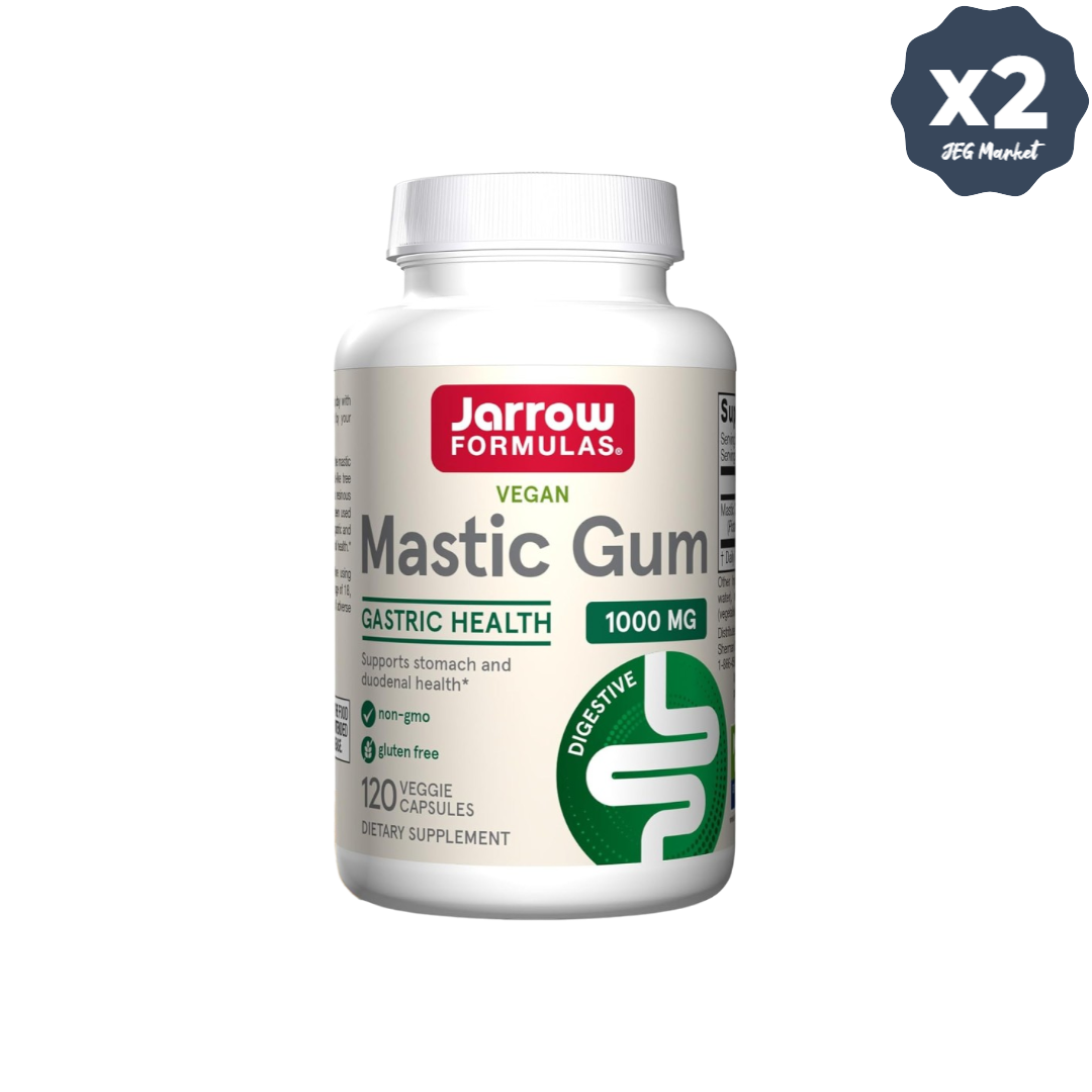 [해외] Jarrow 마스틱검 1000mg 120캡슐 x 2