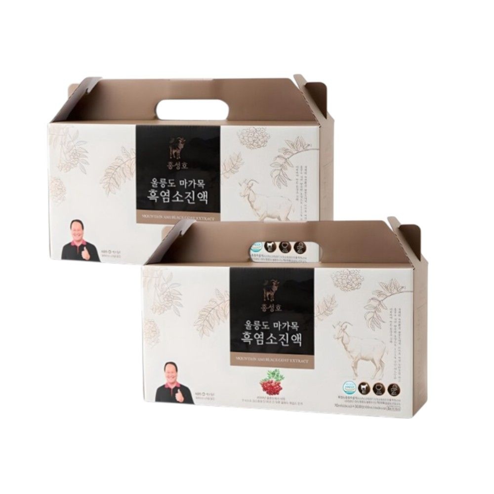 [오늘출발] 홍성호 울릉도 마가목 흑염소진액 70ml 30포 2개월분