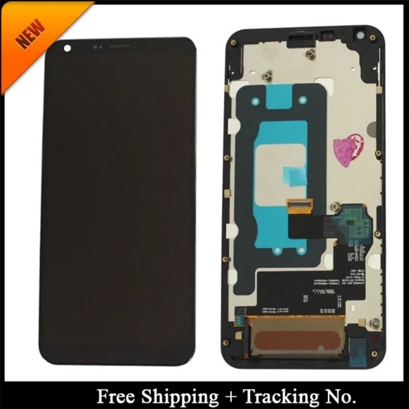 [해외] 스마트폰 액정 교체 부품 LG Q6 용 LCD 디스플레이 프레임 포함 터치 디지타이저 어셈블리 테스트 등급 AAA G6 미니 M7