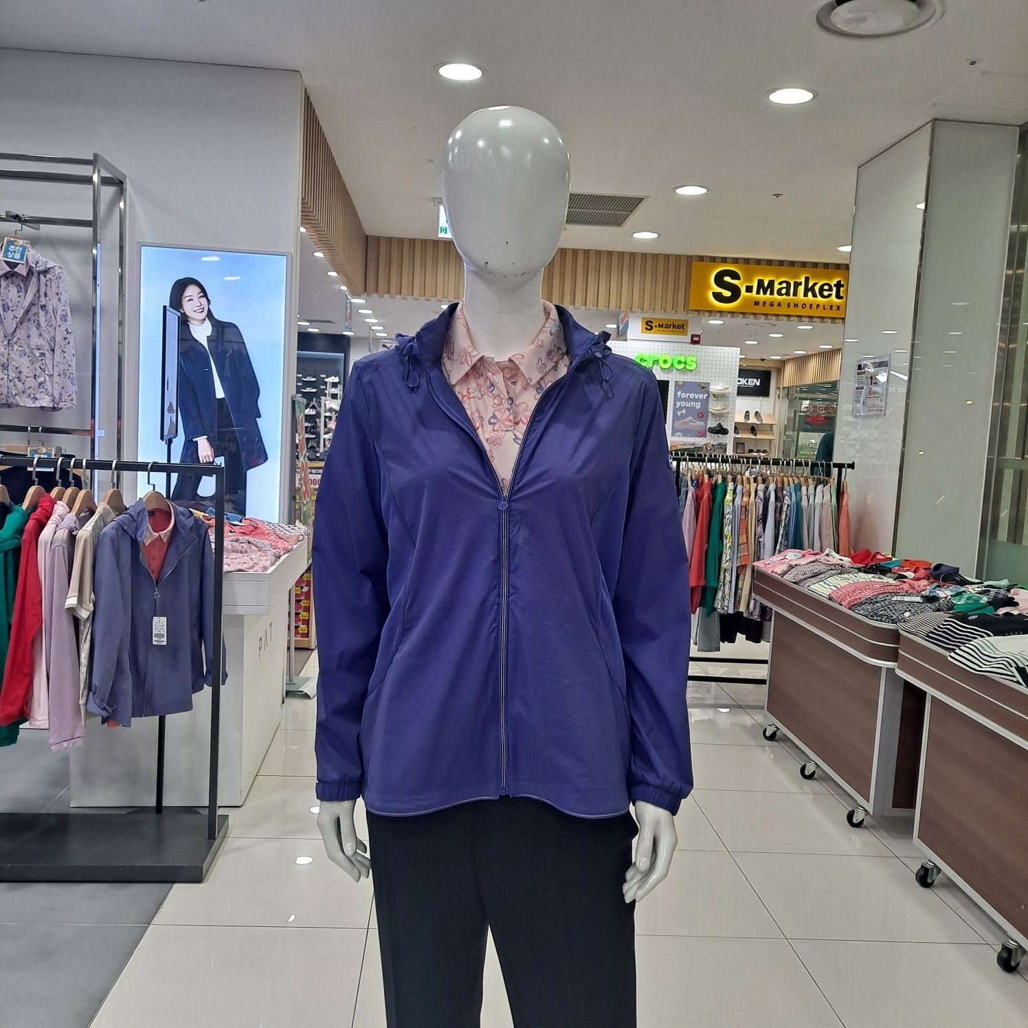 [모다아울렛][피에이티]스트레치 메쉬믹스 점퍼  1L41332-1_US 울산점