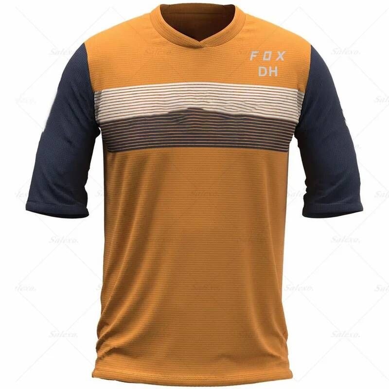 UnKnown [해외] 자전거 의류 저지 져지 옷 바람막이 이너웨어 반팔 모토크로스 마운틴 인듀로 바이크 모토 다운힐 티셔츠 남성