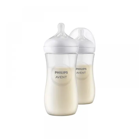 필립스 아벤트 내추럴 리스폰스 젖병 2개 세트 x 330ml