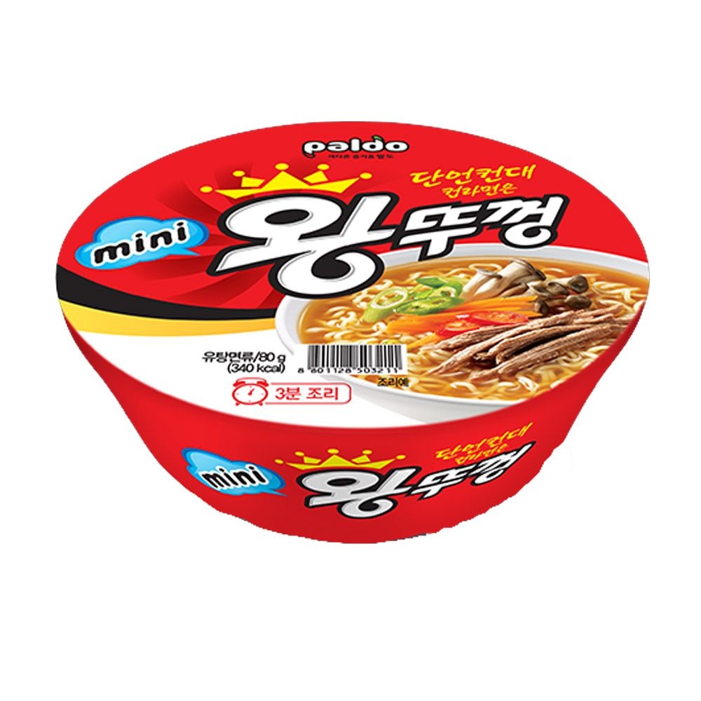 [오늘출발] 팔도 미니 왕뚜껑 80g X 16개