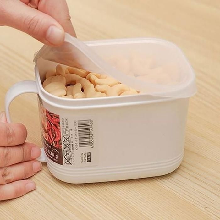 [패션플러스][주식회사 브이와이][JHQSTZQT_52CK]밀폐통 핸들 나카야 800ml 반찬통 보관 (30077548A)