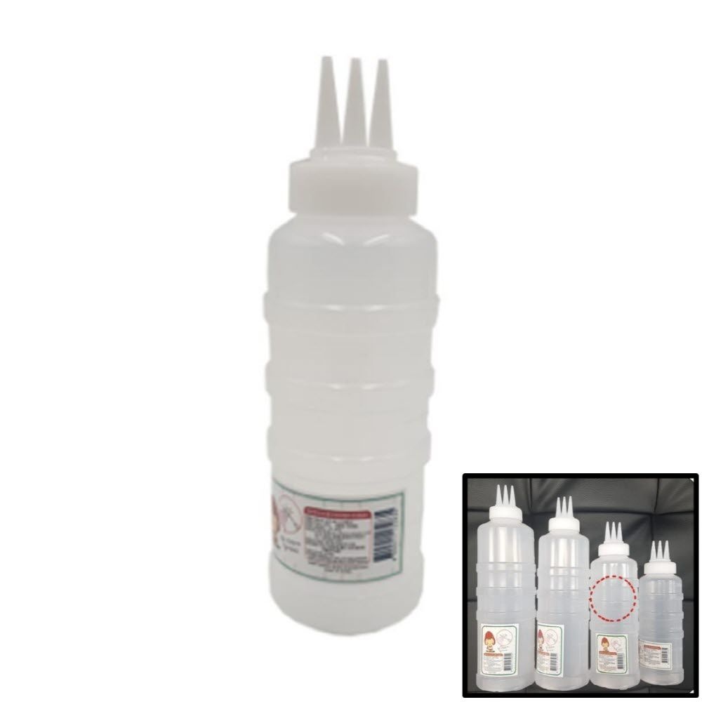 ALS 소스통 잘라쓰는 소스병 3구 400ML 케찹통 케찹공병