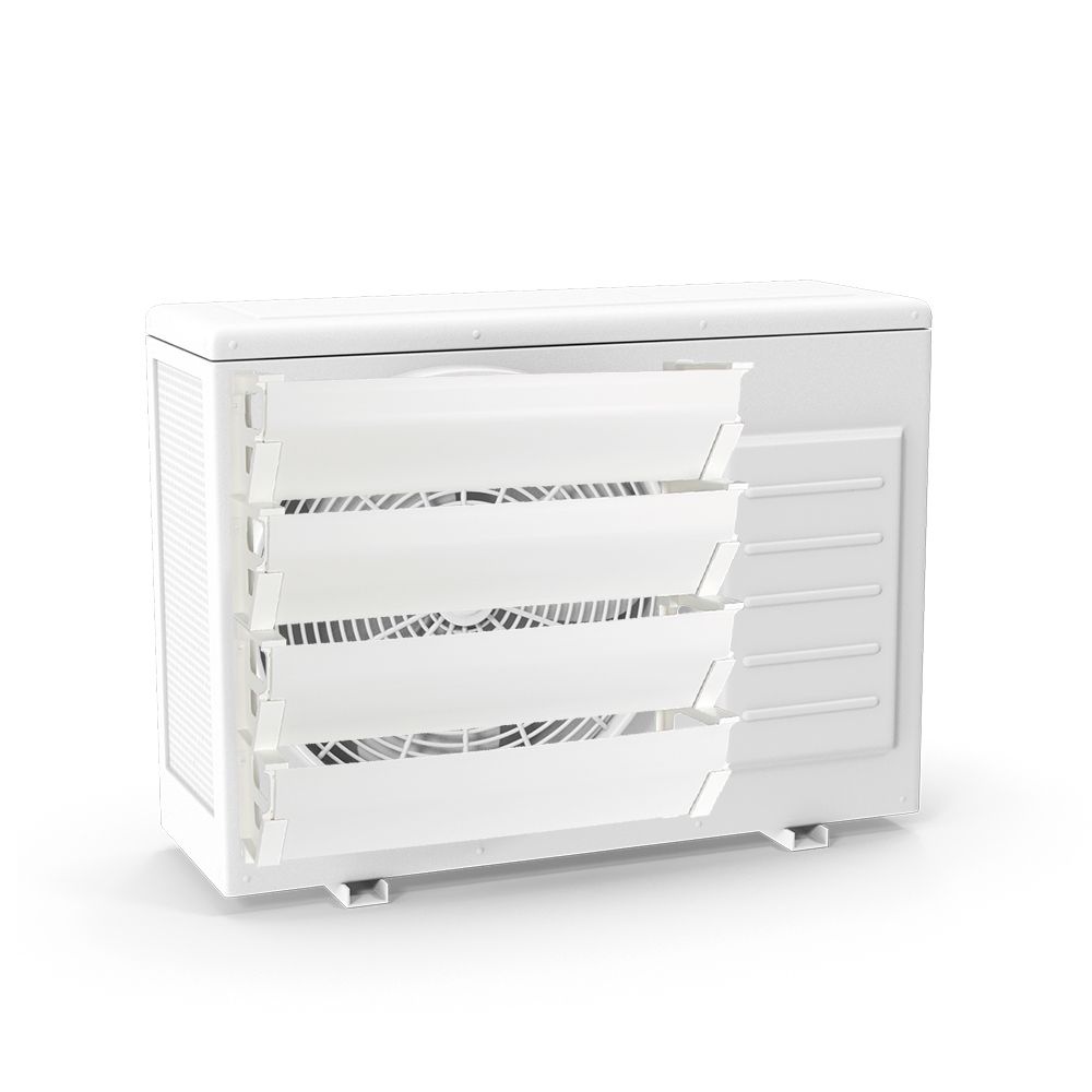 알만에이엠 에어컨 실외기 바람막이 알만 딸깍커버 에어가이드 (사이즈:중)