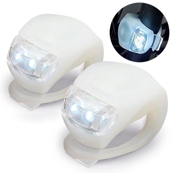 [패션플러스][주식회사 브이와이][JHO3872Q_53D1]LED 라이트 흰색 후레쉬 안전등 라이딩 2P (32648497A)