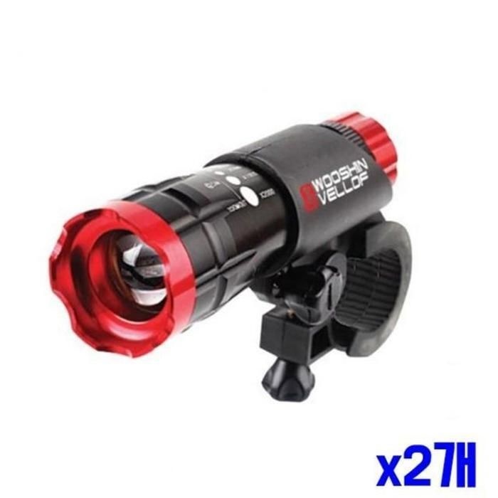 [패션플러스][주식회사 브이와이][JHQ3R604_53D1]LED 자전거 줌라이트 자전거라이트 x2개 (32648971A)