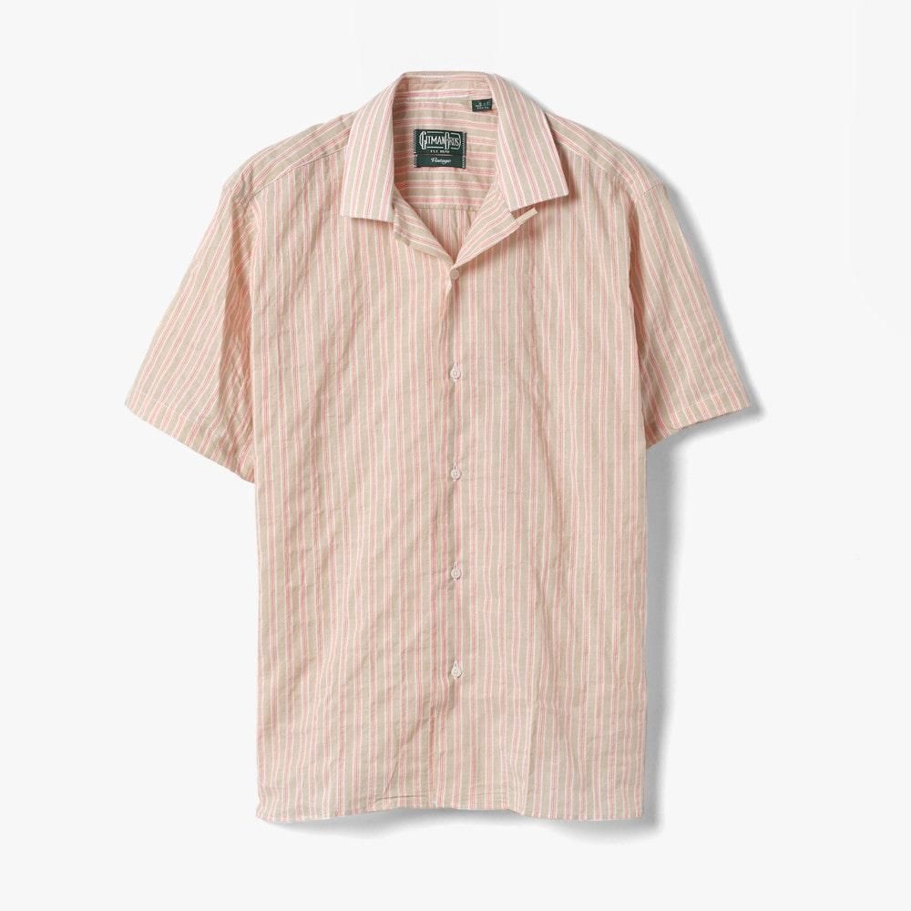 [롯데백화점] 샌프란시스코마켓 [GITMAN BROTHERS 짓먼 브라더스] CAMP SHIRT (STRIPE 3) PINK/GBF1M40002A64 LE1221368296