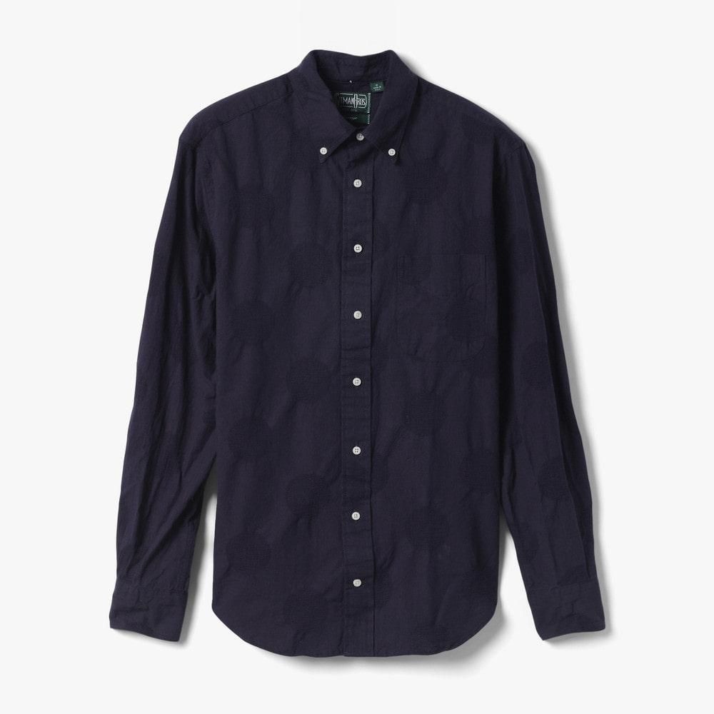 [롯데백화점] 샌프란시스코마켓 [GITMAN BROTHERS 짓먼 브라더스] VINTAGE BD SHIRT (DOBBY DOT) NAVY/GBF1M40003A72