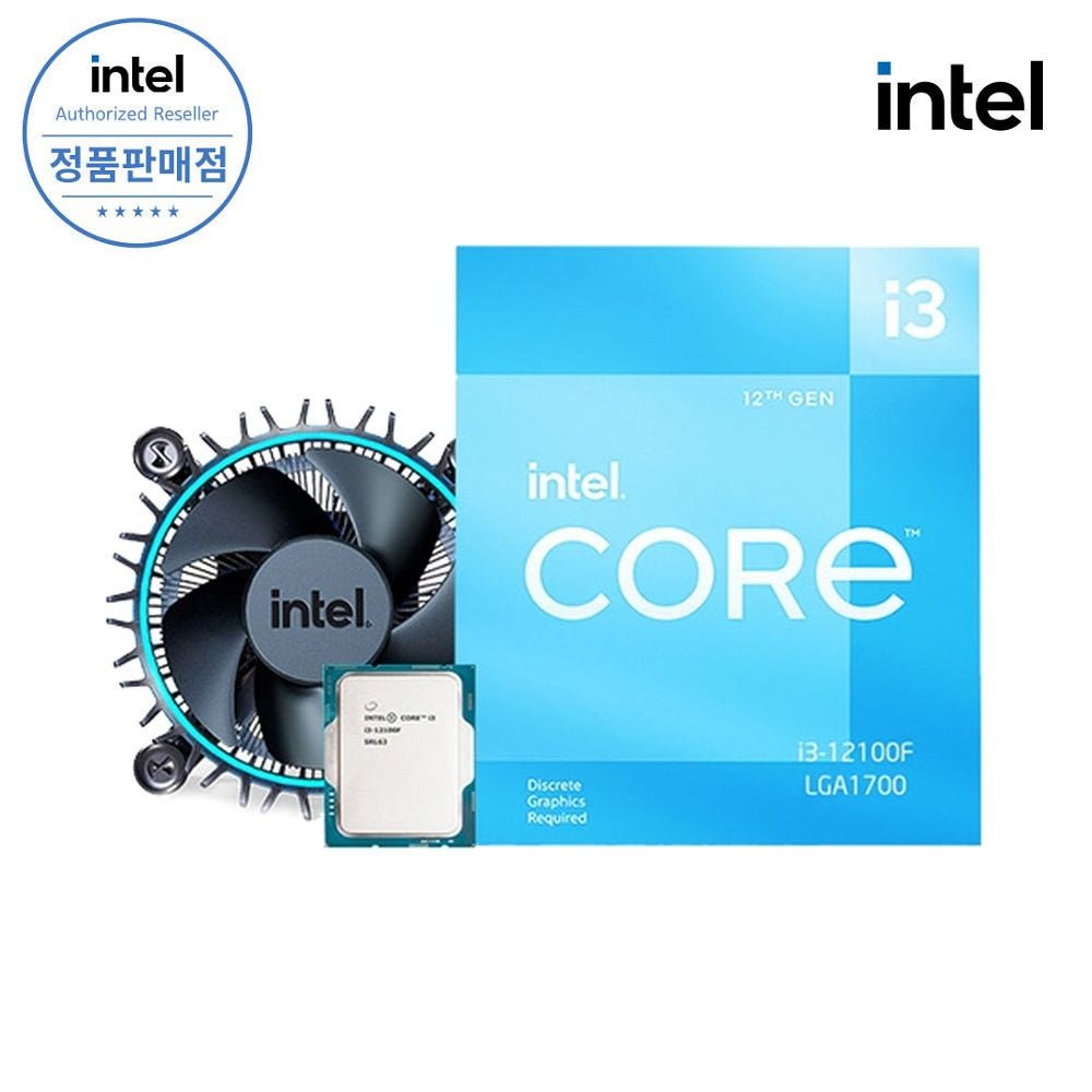 인텔 인텔 코어 i3-12세대 12100F (엘더레이크) (정품) CY