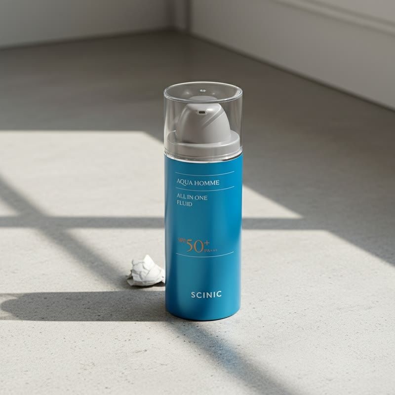 SCINIC 싸이닉 아쿠아 옴므 올인원 선 플루이드 SPF50+ PA+++ No.1691174