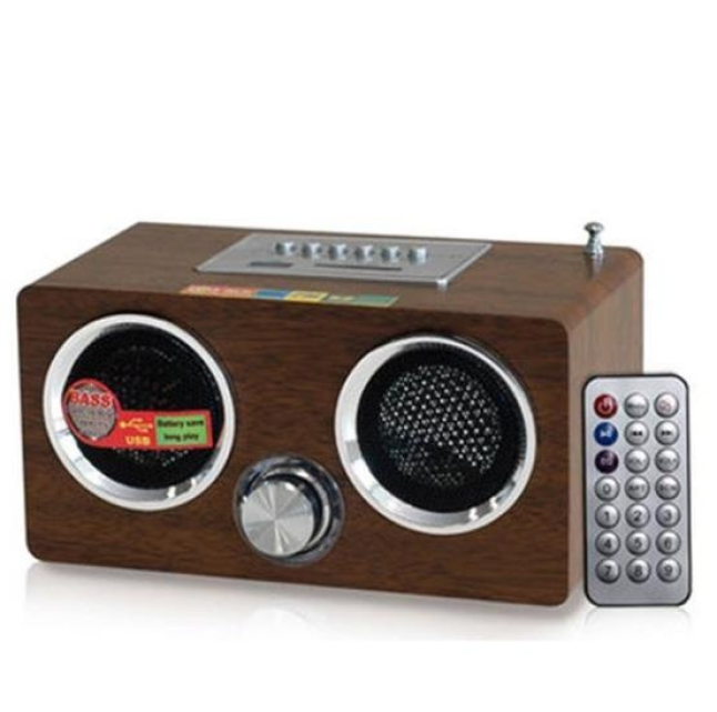 노벨뷰 노벨뷰 클래식 미니오디오 탁상용 고감도 라디오 SD USB재생 자동반복, 꿍꿍짝 노래방 외부입력 리모컨 충전식