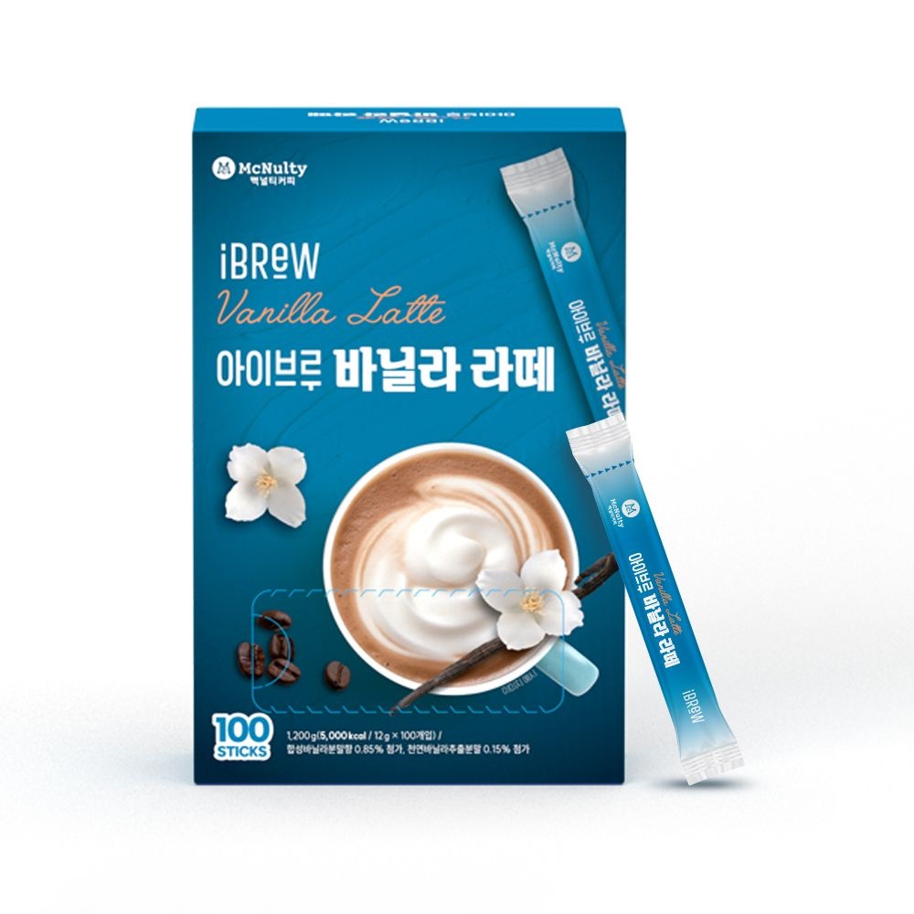 [오늘출발] 맥널티 아이브루 바닐라라떼 100T
