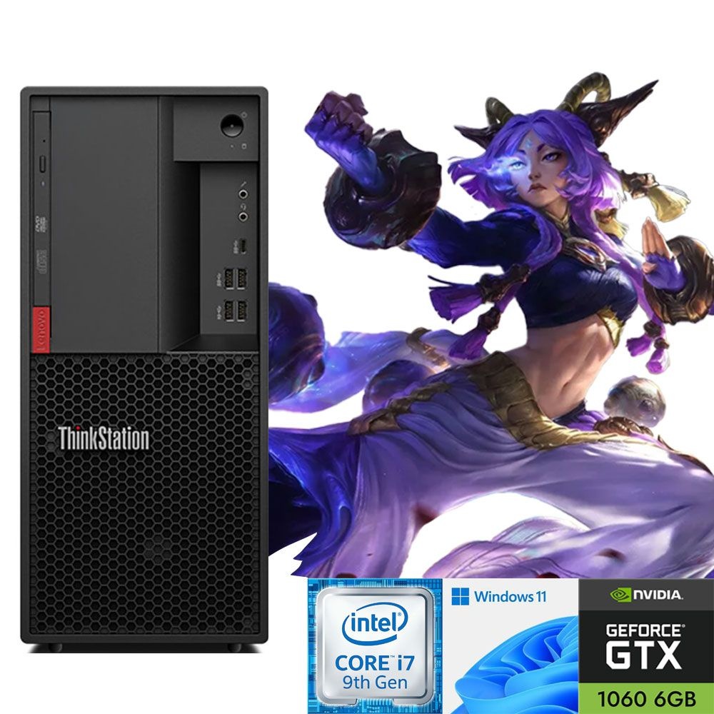 레노버 [중고] 레노버 ThinkStation P330 G2 TWR i7-9700 32G NVMe SSD 1TB+HDD 1TB GTX 1060 윈11 게이밍 PC