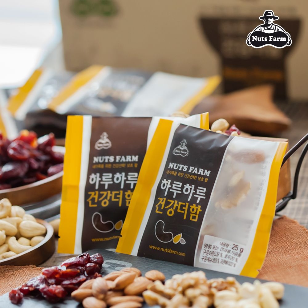 [롯데백화점] 넛츠팜 하루하루 건강더함 25g x 60봉(2box) LE1211279549