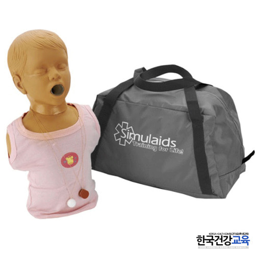 기도폐쇄 실습 마네킹-어린이(하임리히법연습)애니모형ㅣcpr훈련용 마네킹