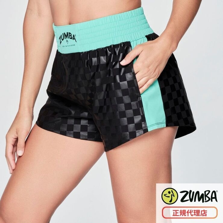 [해외] 아울렛 ZUMBA 줌바 정규품 반바지 블랙 2026SSPS