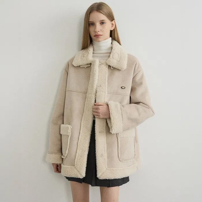 [롯데백화점] 아워호프 Shia Shearling Mustang Coat - 3colors [H25WT-OT02] LE1220485249