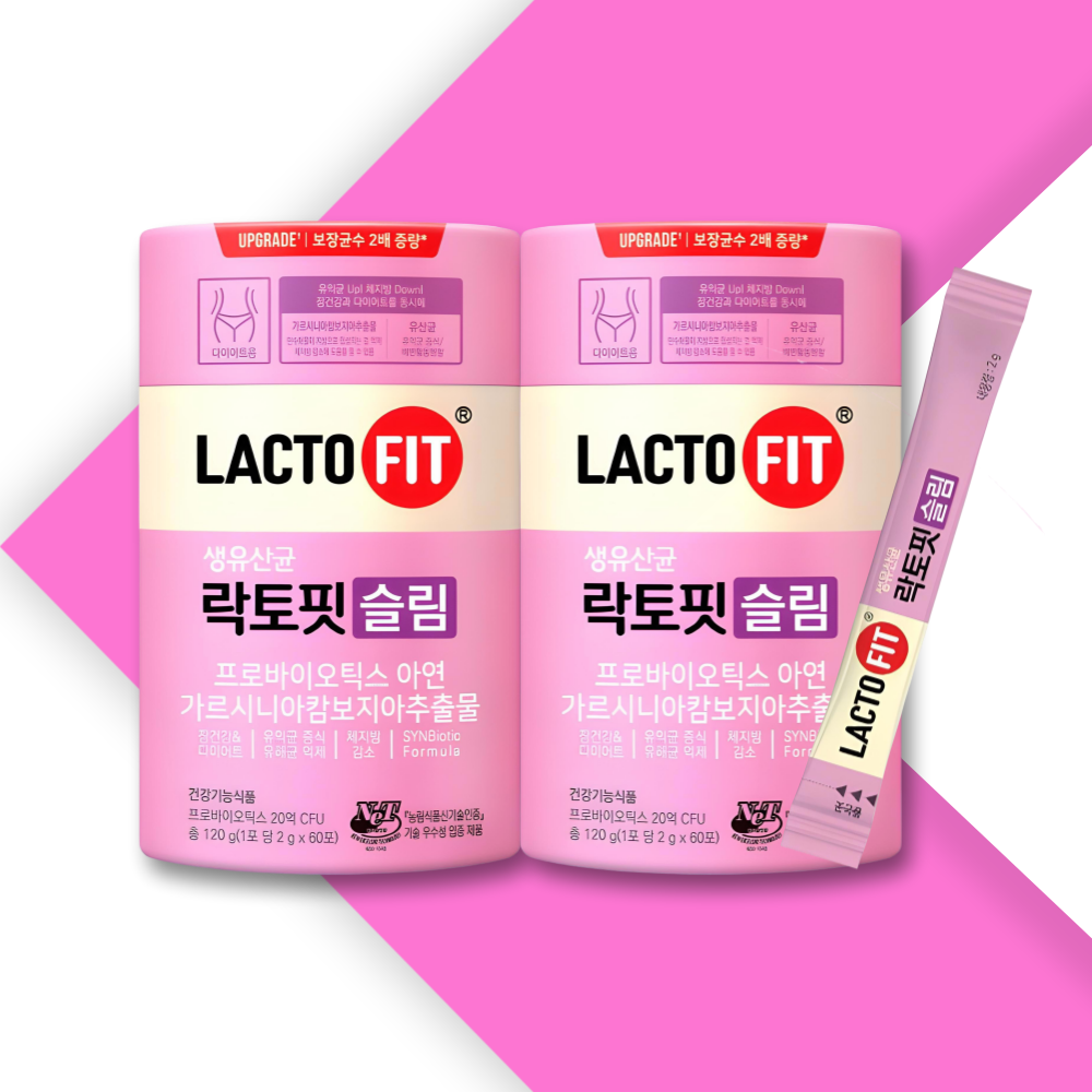종근당건강 락토핏 슬림 2g 60포 2개