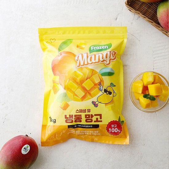 [(주)이안스푸드글로벌]스페셜유 냉동망고 베트남산 1Kg