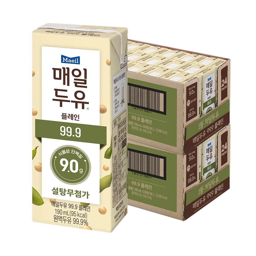 [온누리상품] 매일두유 99.9 190ml 48팩