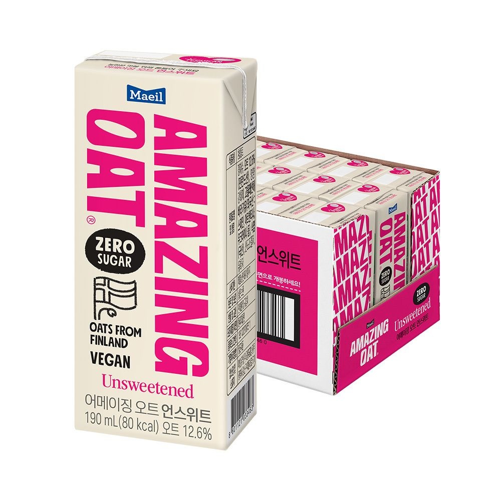 매일 어메이징오트 언스위트 190ml 24팩